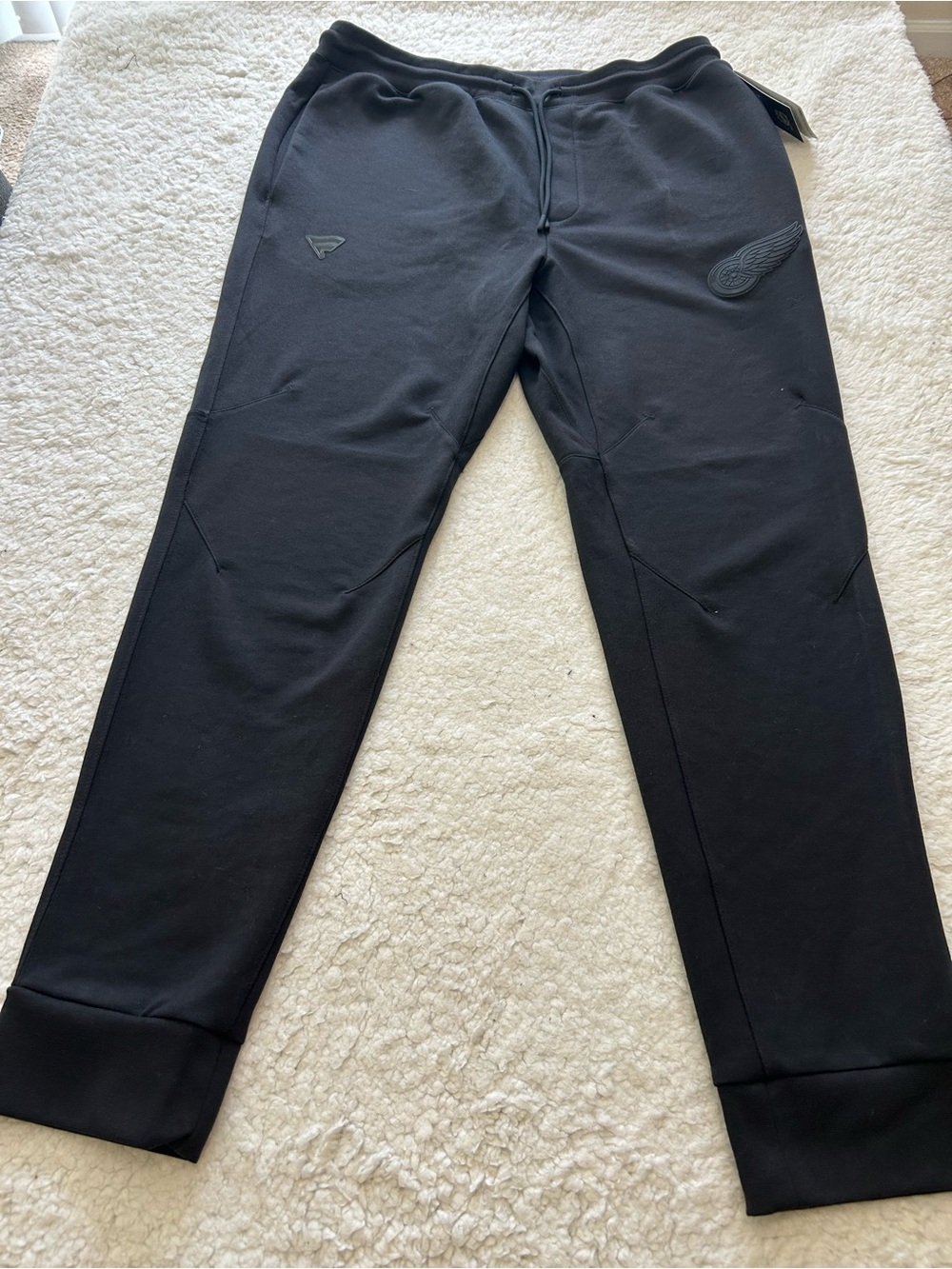 Fanatics Black Performance Joggers with Subtle Logo
